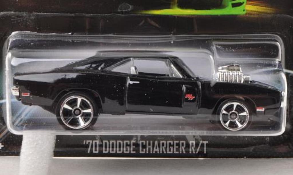 Dodge Charger 1/64 Hot Wheels R/T Tuning nero Fast & Furious 1970 modellino in miniatura