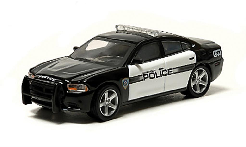 Dodge Charger 1/64 Greenlight Sandwich Massachusetts Police Polizei (USA) 2012 modellino in miniatura