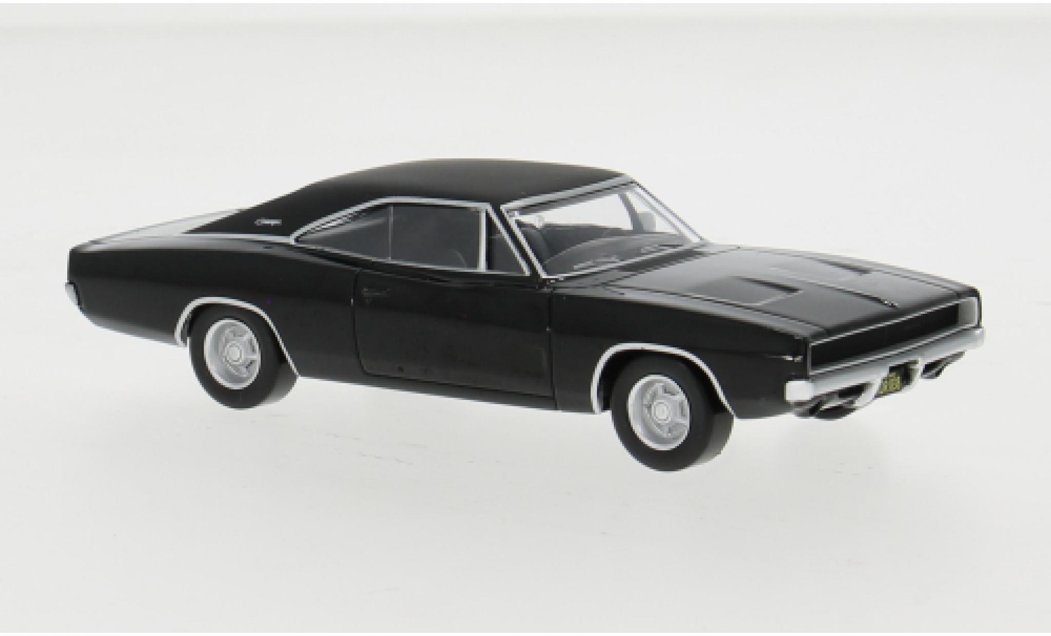 Dodge Charger 1/43 Norev schwarz 1:43 modellino in miniatura