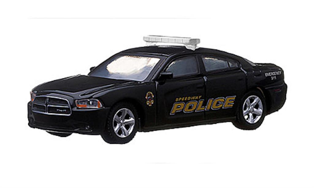 Dodge Charger 1/64 Greenlight Speedway Indiana Police Polizei (USA) 2012 modellino in miniatura
