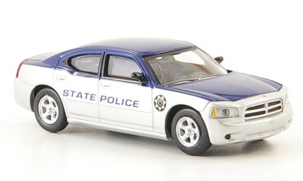 Dodge Charger 1/87 Ricko State Police grigio/blu Polizei (US) modellino in miniatura