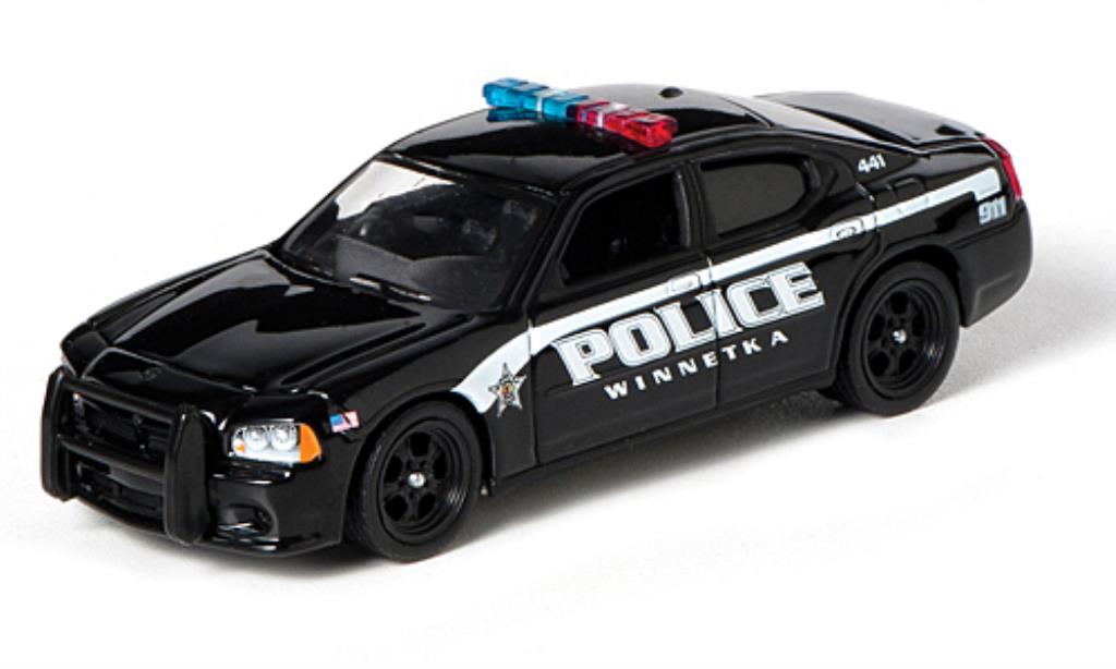 Dodge Charger 1/64 Greenlight Winnetka IL Police 2010 modellino in miniatura
