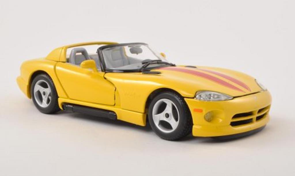 Dodge Viper 1/24 Burago RT/10 giallo/rosso modellino in miniatura