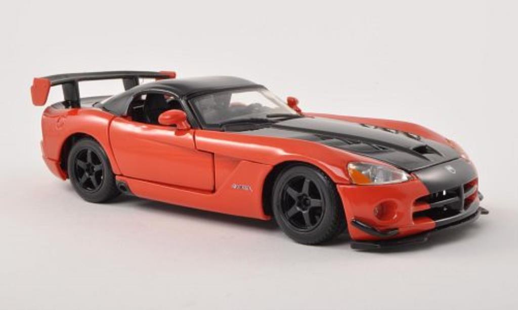 Dodge Viper 1/24 Burago SRT10 ACR orange/nero modellino in miniatura
