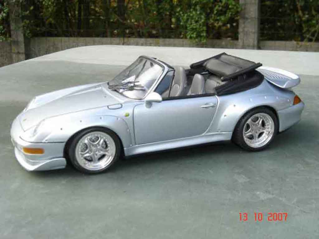 Porsche 993 GT2 1/18 Ut Models GT2 cabriolet tuning modellino in miniatura