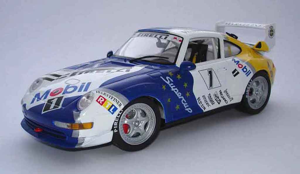 Porsche 993 GT2 1/18 Anson GT2 mobil 1 96 #1 modellino in miniatura