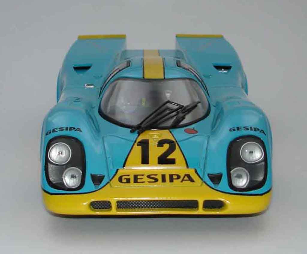 Porsche 917 1970 1/18 Universal Hobbies 1970 k team gesipa #12 modellino in miniatura