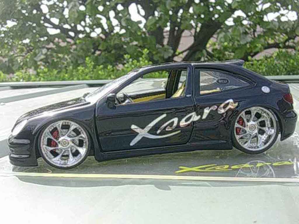 Citroen Xsara tuning 1/18 Solido tuning nero tuning modellino in miniatura