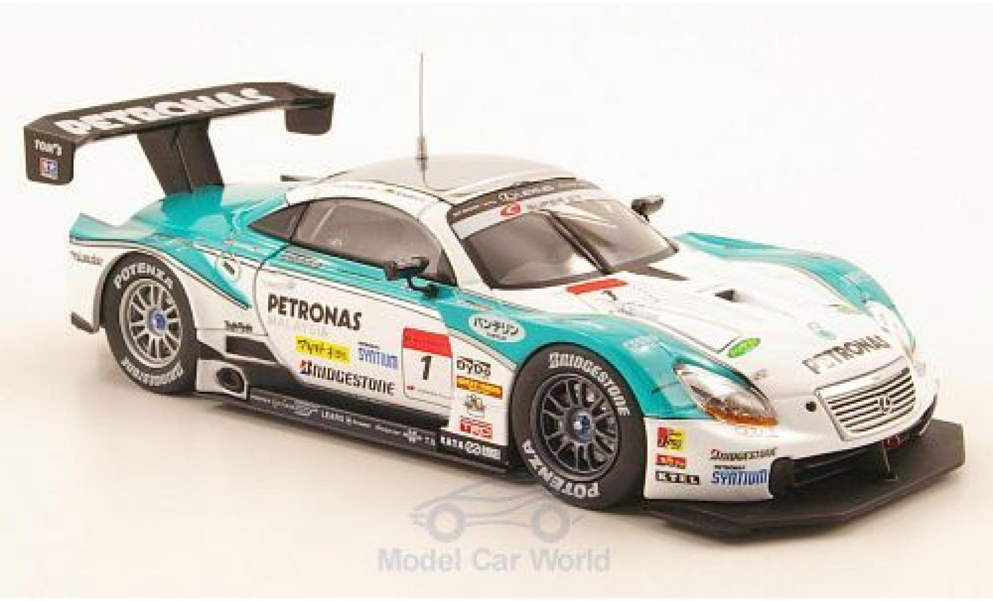 Lexus SC 430 1/43 Ebbro 430 No.1 Petronas Super GT 500 2010 W.Juichi/L.Andre modellino in miniatura