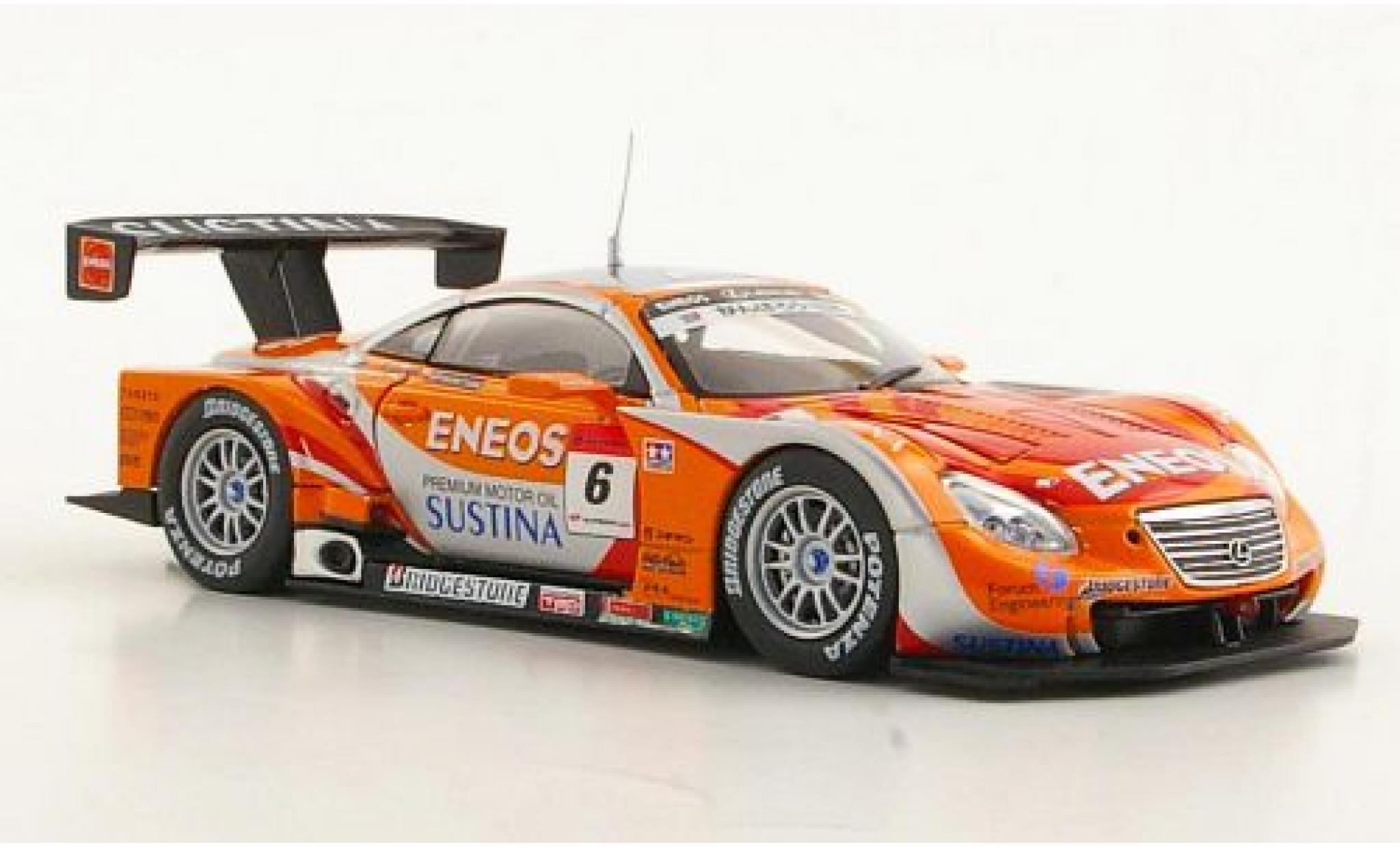 Lexus SC 1/43 Ebbro 430 No.6 Eneos Sustina Super GT 500 2011 modellino in miniatura