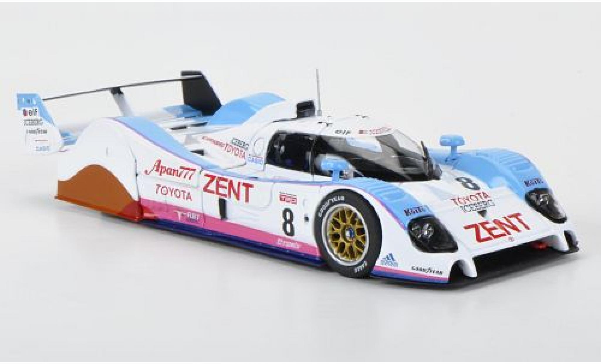 Toyota TS010 1/43 Ebbro No.8 Zent 1992 A.Wallace/T.Fabi/J.Lammers modellino in miniatura