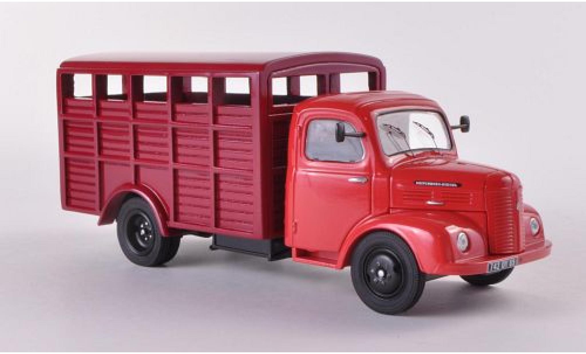 Hotchkiss PL50 1/43 Eligor rosso/rosso Viehtransporter modellino in miniatura