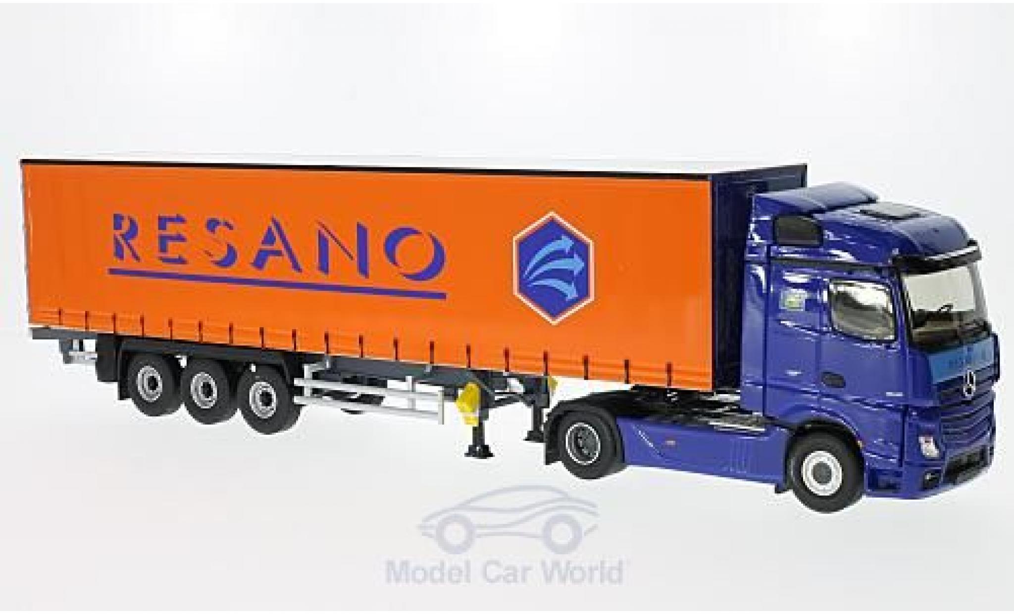 Mercedes Actros 1/43 Eligor 2 Streampace Resano Gardinenplanen-SZ modellino in miniatura