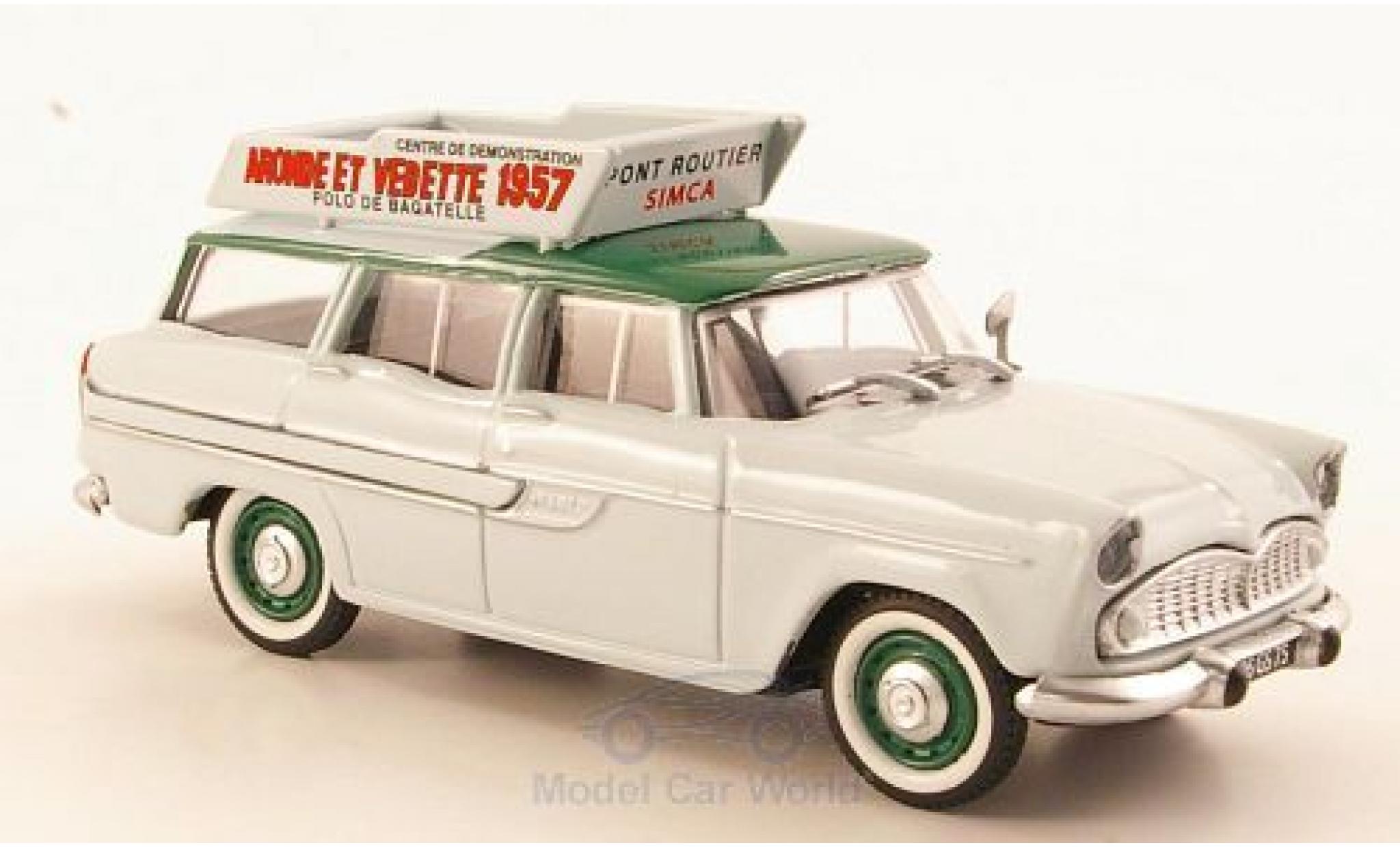Simca Vedette 1/43 Eligor Marly Centre de démonstration SIMCA modellino in miniatura