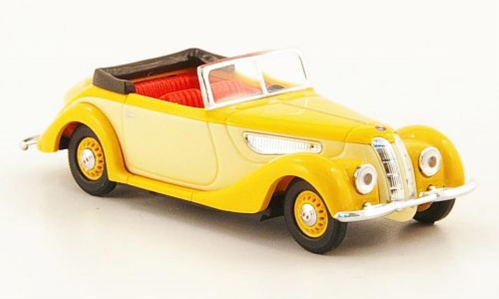 EMW 327 1/87 Busch Cabriolet beig/beige CMD-Ausfuhrung modellino in miniatura