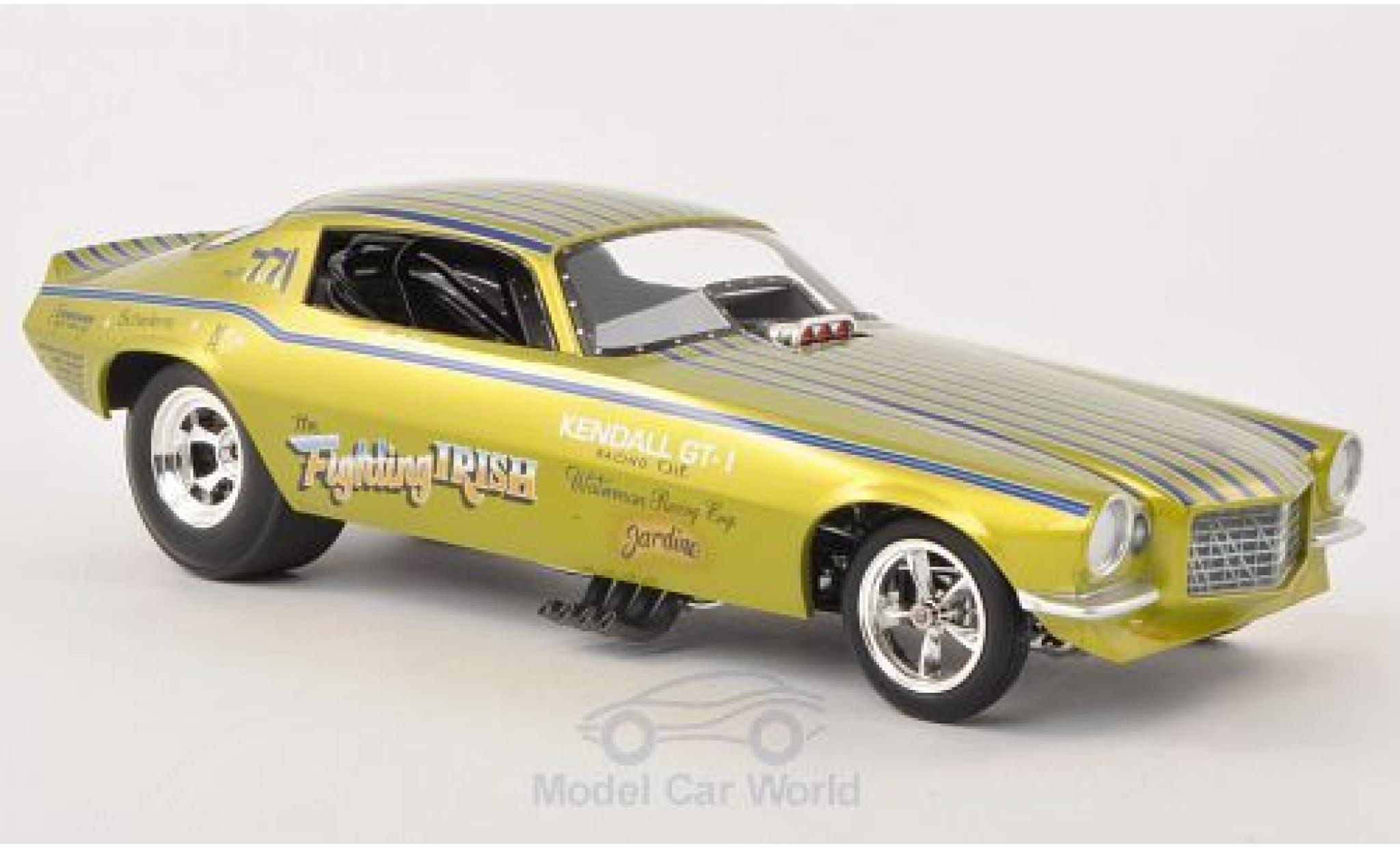 Chevrolet Camaro 1/18 Ertl Funny Car The Fighting Irish NHRA 1971 modellino in miniatura