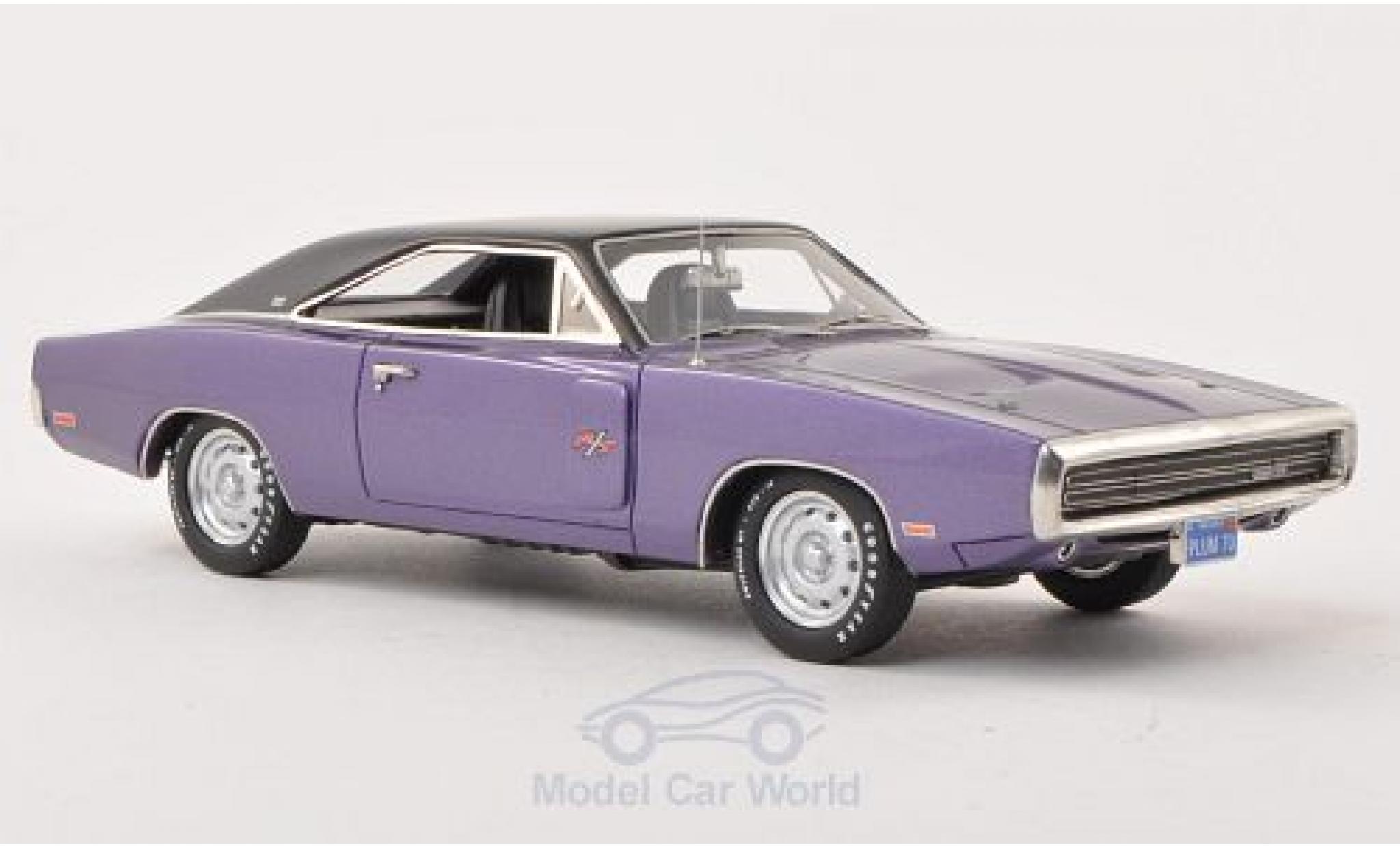 Dodge Charger 1970 1/43 Ertl R/T porpora/matt-nero 1970 modellino in miniatura