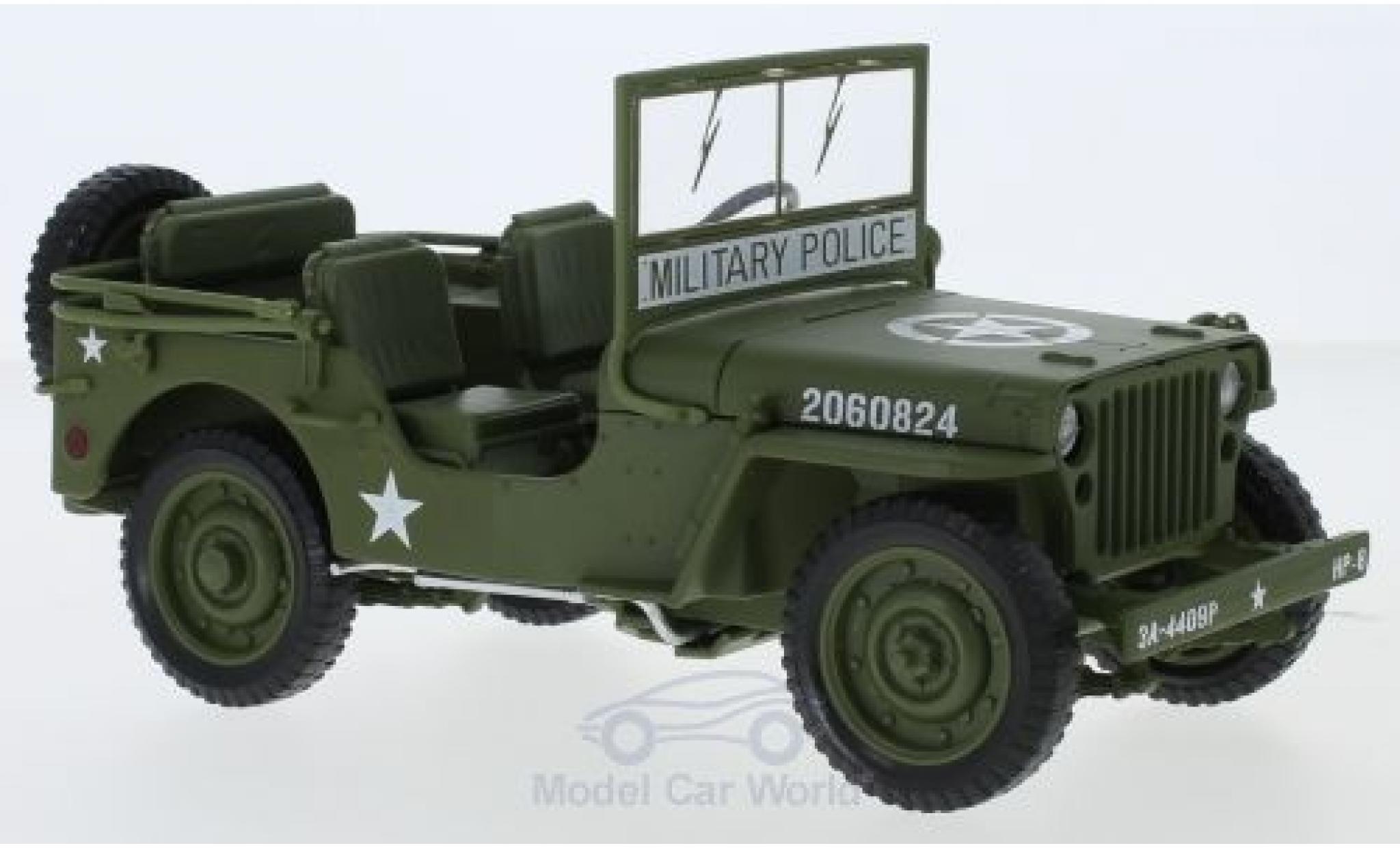 Jeep Willys 1/18 Ertl MB oliv 1941 modellino in miniatura
