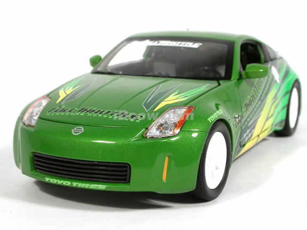 Nissan 350Z 1/18 Ertl 2003 THE FAST AND THE FURIOUS modellino in miniatura