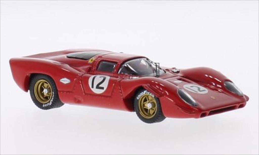 Ferrari 312 P 1/43 Best P Coupe RHD No.12 N.A.R.T. Bridgehampton 1969 modellino in miniatura