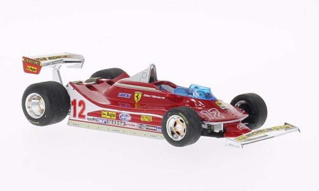 Ferrari 312 T4 1/43 Brumm T4 No.12 GP Frankreich 1979 modellino in miniatura
