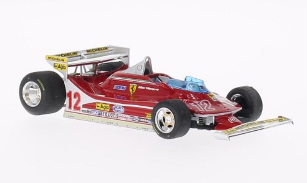Ferrari 312 T4 1/43 Brumm T4 No.12 GP Monaco 1979 modellino in miniatura