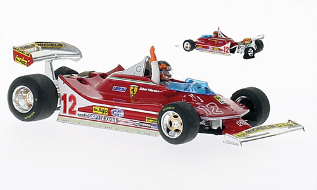 Ferrari 312 T4 1/43 Brumm T4 No.12 GP Niederlande 1979 modellino in miniatura