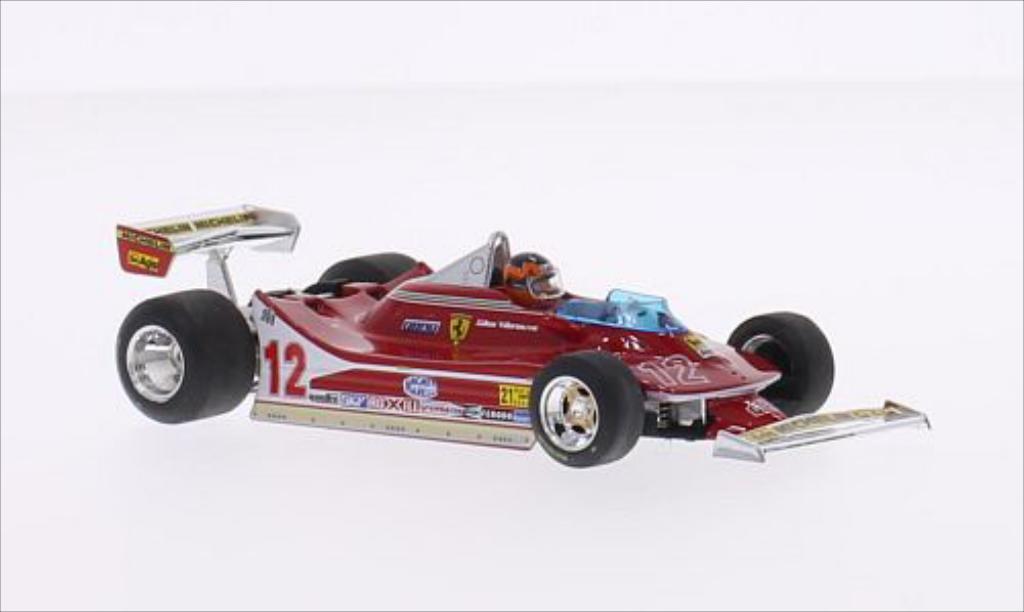 Ferrari 312 T4 1/43 Brumm T4 No.12 Scuderia Formel 1 GP USA West 1979