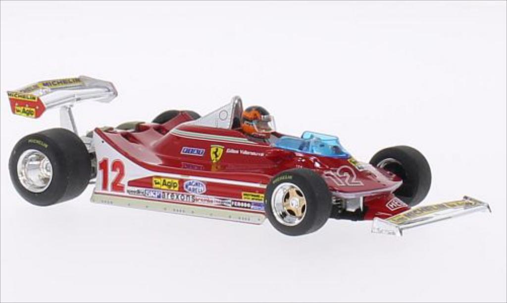 Ferrari 312 T4 1/43 Brumm T4 No.12 Scuderia GP Holland 1979 modellino in miniatura