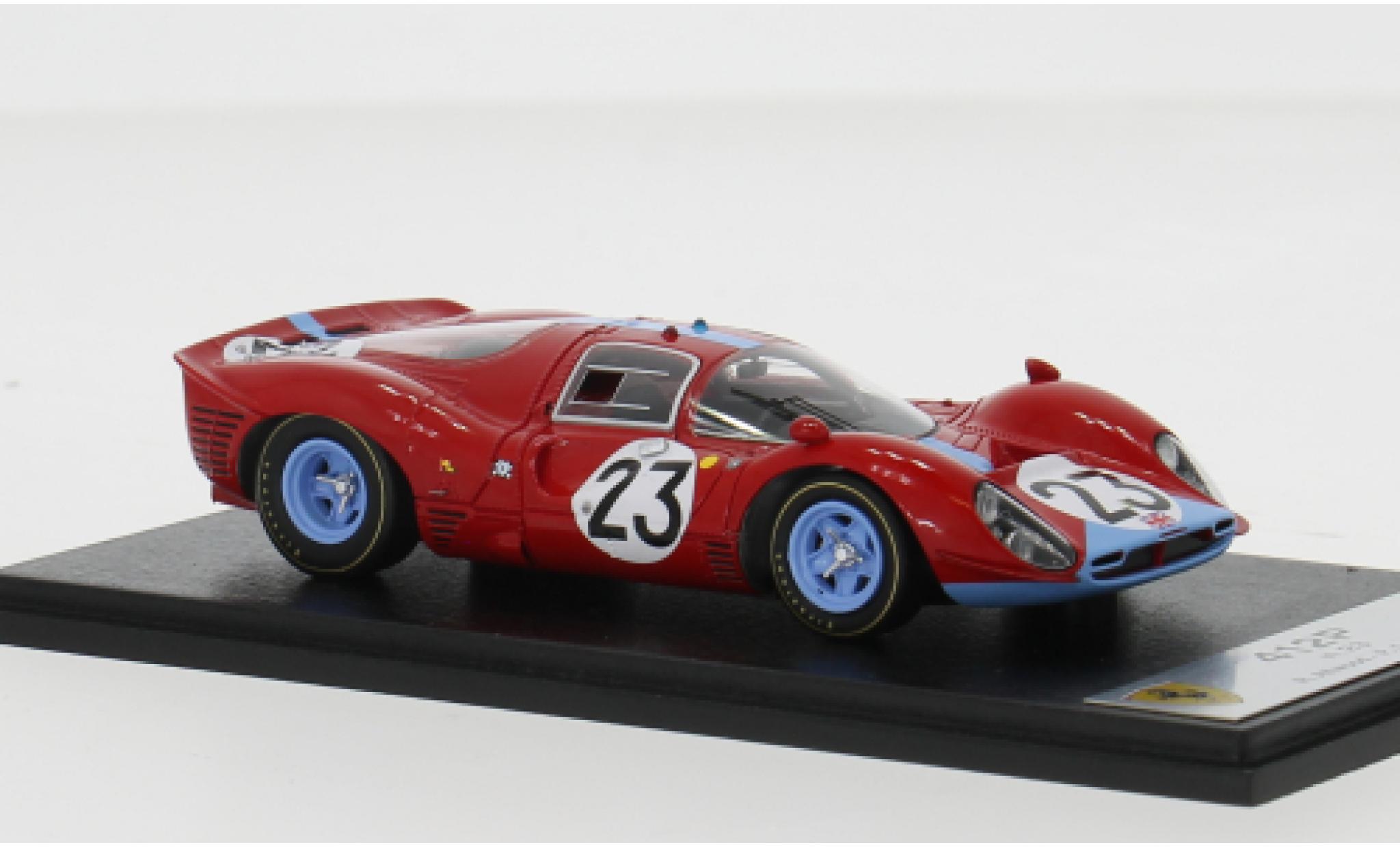 Ferrari 412 1/43 Look Smart P 24h Le Mans 1967 #23 R.Attwood/P.Courage 1:43 modellino in miniatura