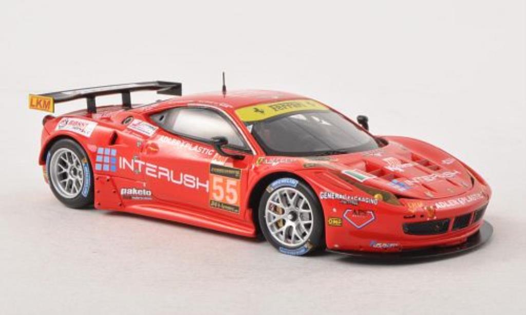 Ferrari 458 Italia 1/43 Fujimi Italia GT2 No.55 AF Corse 24h Le Mans 2013 /L.Case modellino in miniatura