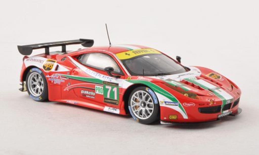 Ferrari 458 Italia 1/43 Fujimi Italia GT2 No.71 AF Corse 24h Le Mans 2013 /O.Beretta modellino in miniatura