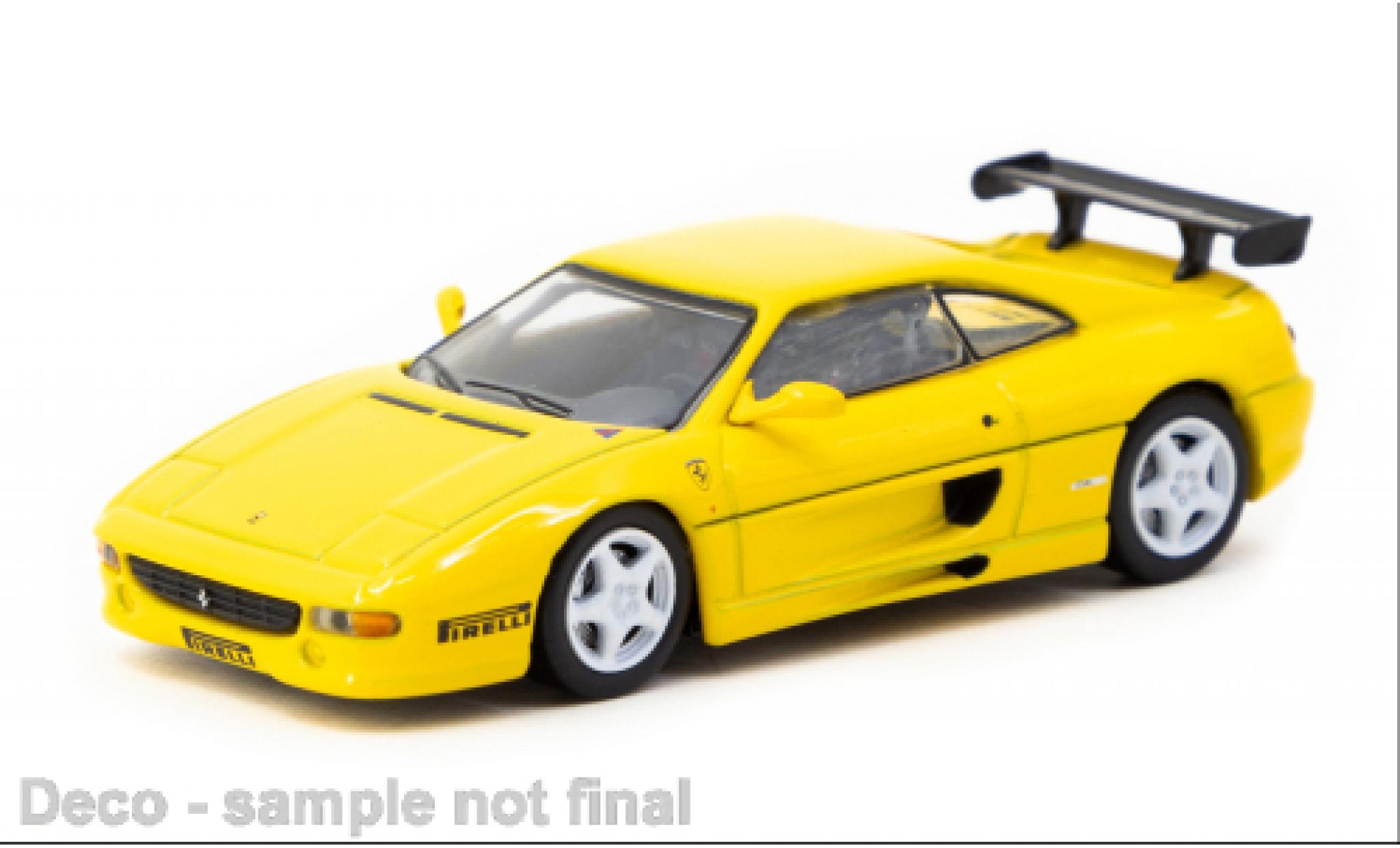 Ferrari F355 1/64 Tarmac Works Challenge gelb 1:64 modellino in miniatura