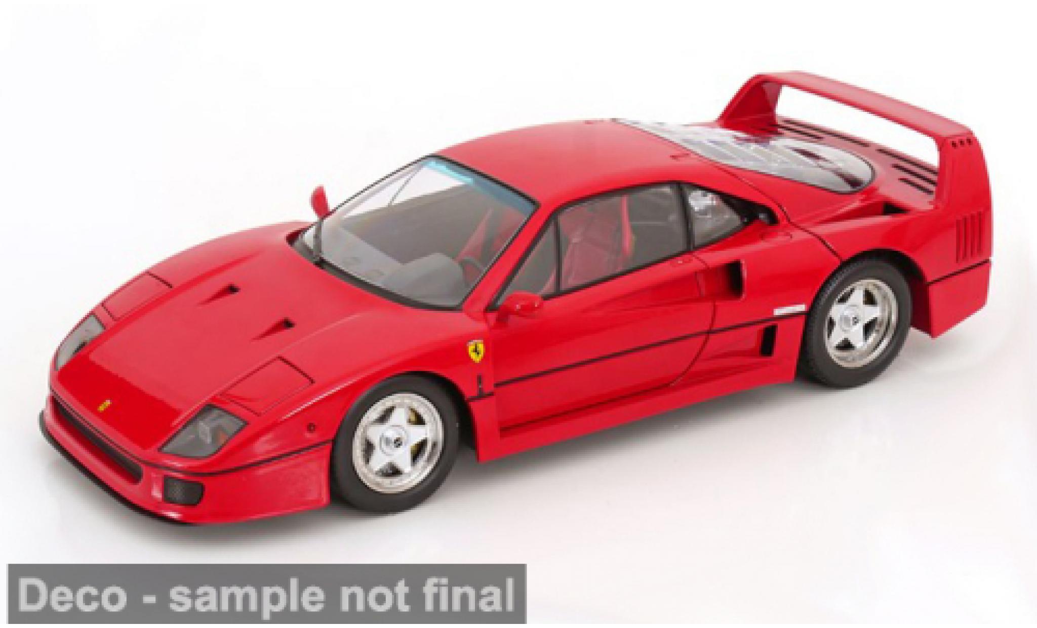 Ferrari F40 1/12 KK Scale rot 1987 1:12 modellino in miniatura
