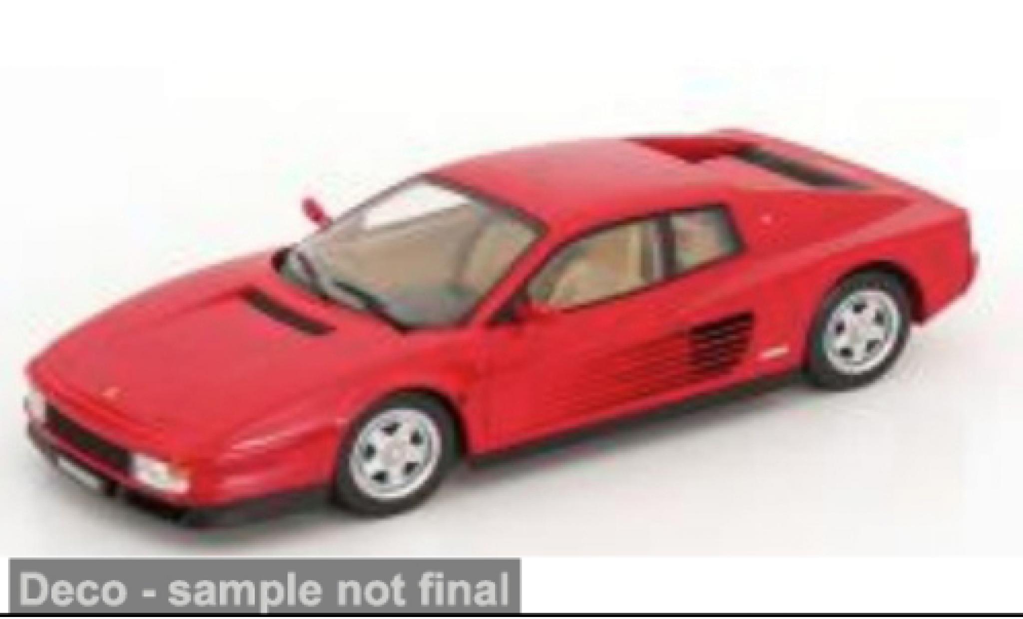 Ferrari Testarossa 1/18 KK Scale rot 1986 1:18 modellino in miniatura