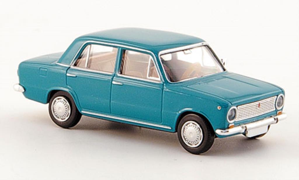 Fiat 124 1/87 Brekina Limousine turkis modellino in miniatura