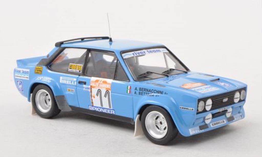 Fiat 131 Abarth 1/43 Trofeu Abarth No.11 River Team Rally San Remo 1980 /A.Bemacchini modellino in miniatura