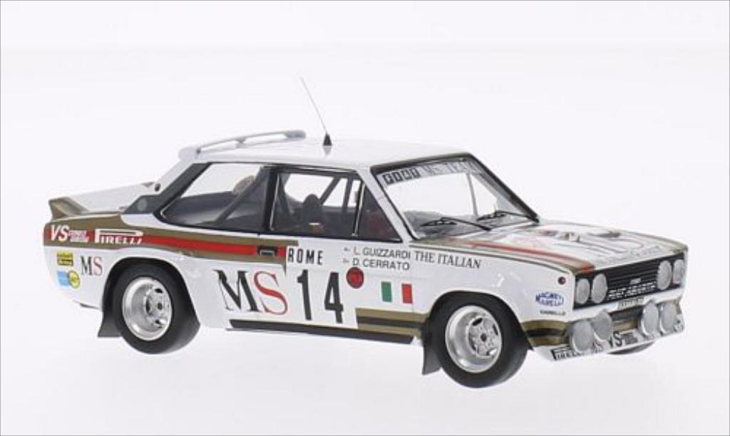 Fiat 131 Abarth 1/43 Trofeu Abarth No.14 MS Team MS Rallye WM Rallye Monte-Carlo 1981 /L.Guizzardi modellino in miniatura