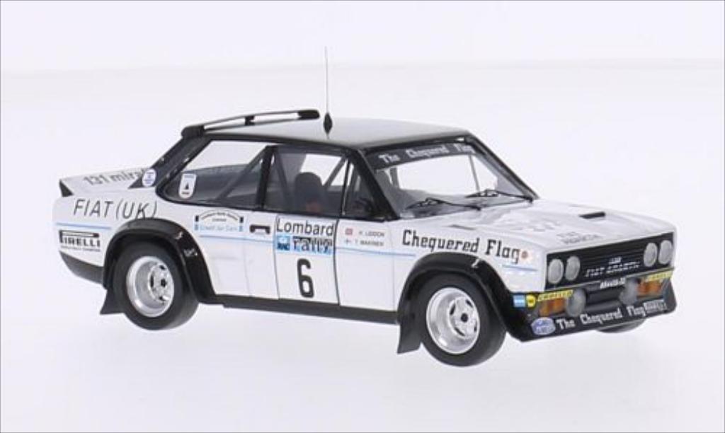 Fiat 131 Abarth 1/43 Trofeu Abarth No.6 Chequered Flag RAC Rallye 1977 /H.Liddon modellino in miniatura