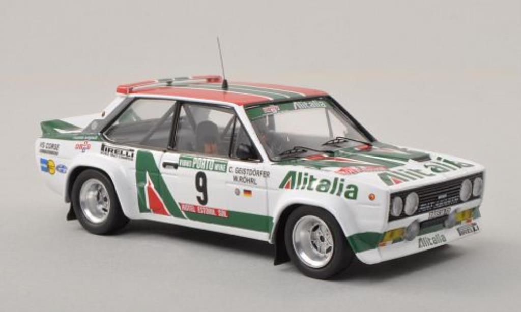 Fiat 131 Abarth 1/43 Trofeu Abarth No.9 Alitalia Rally Portugal 1978 /C.Geistdorfer modellino in miniatura