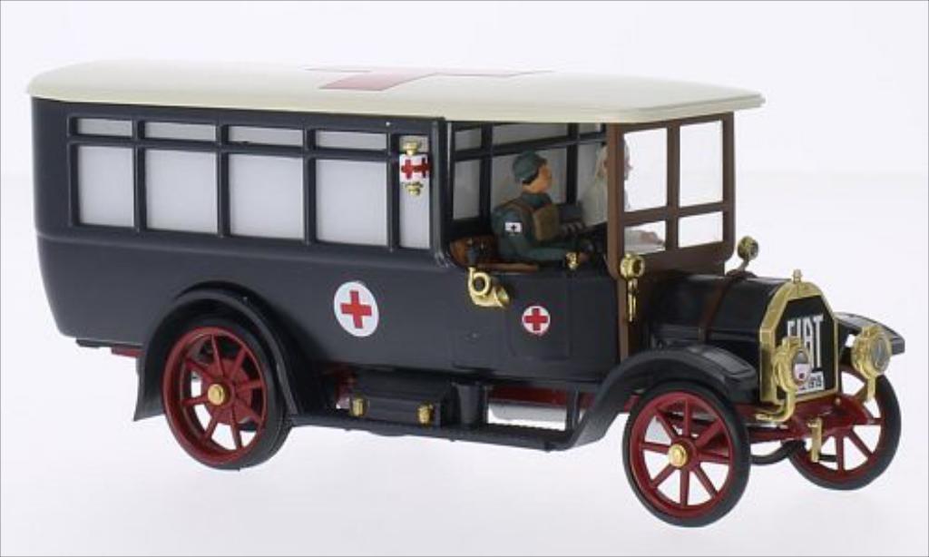 Fiat 18 1/43 Rio BL Autobus RHD Croce Rossa modellino in miniatura