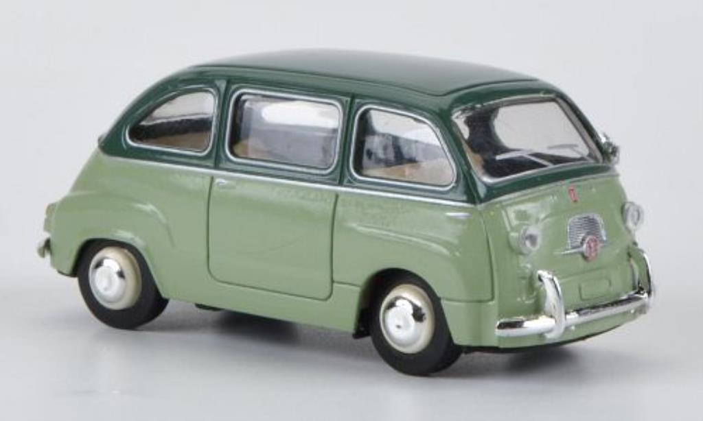 Fiat 600 1/87 Brekina Multipla grun/grun modellino in miniatura