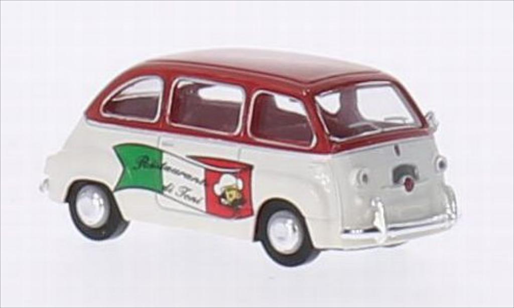 Fiat Multipla 1/87 Brekina Ristorante di Toni modellino in miniatura