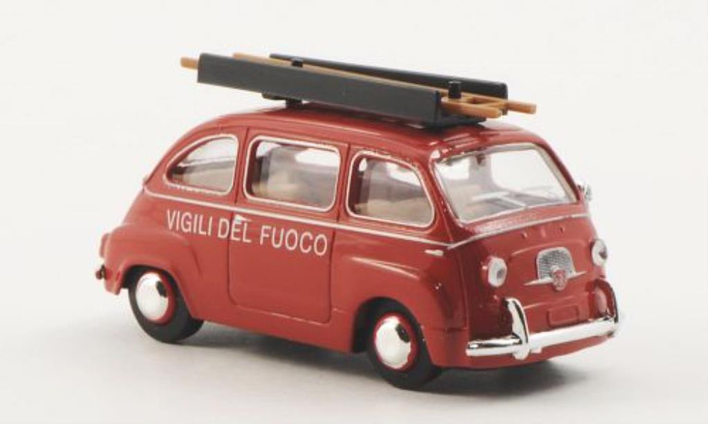 Fiat Multipla 1/87 Brekina Vigili del Fuoco modellino in miniatura