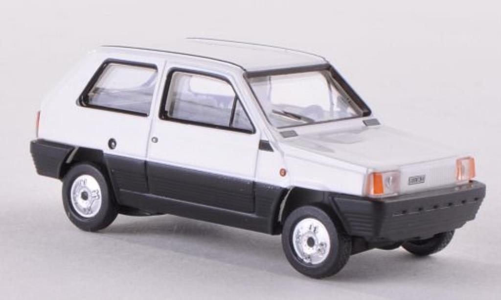 Fiat Panda 1/87 Herpa 45 bianco modellino in miniatura