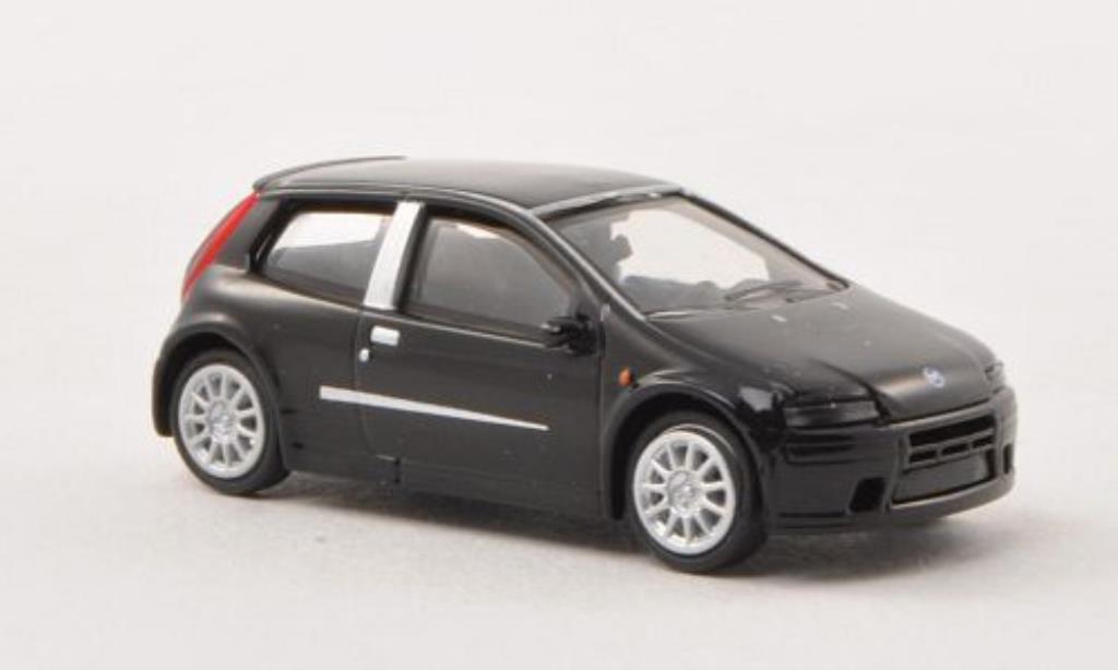 Fiat Punto 1/87 Busch nero 2003 modellino in miniatura