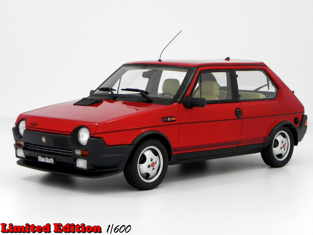 Fiat Ritmo 125 TC 1/18 Laudoracing Models 125 TC Abarth LM089 rosso modellino in miniatura