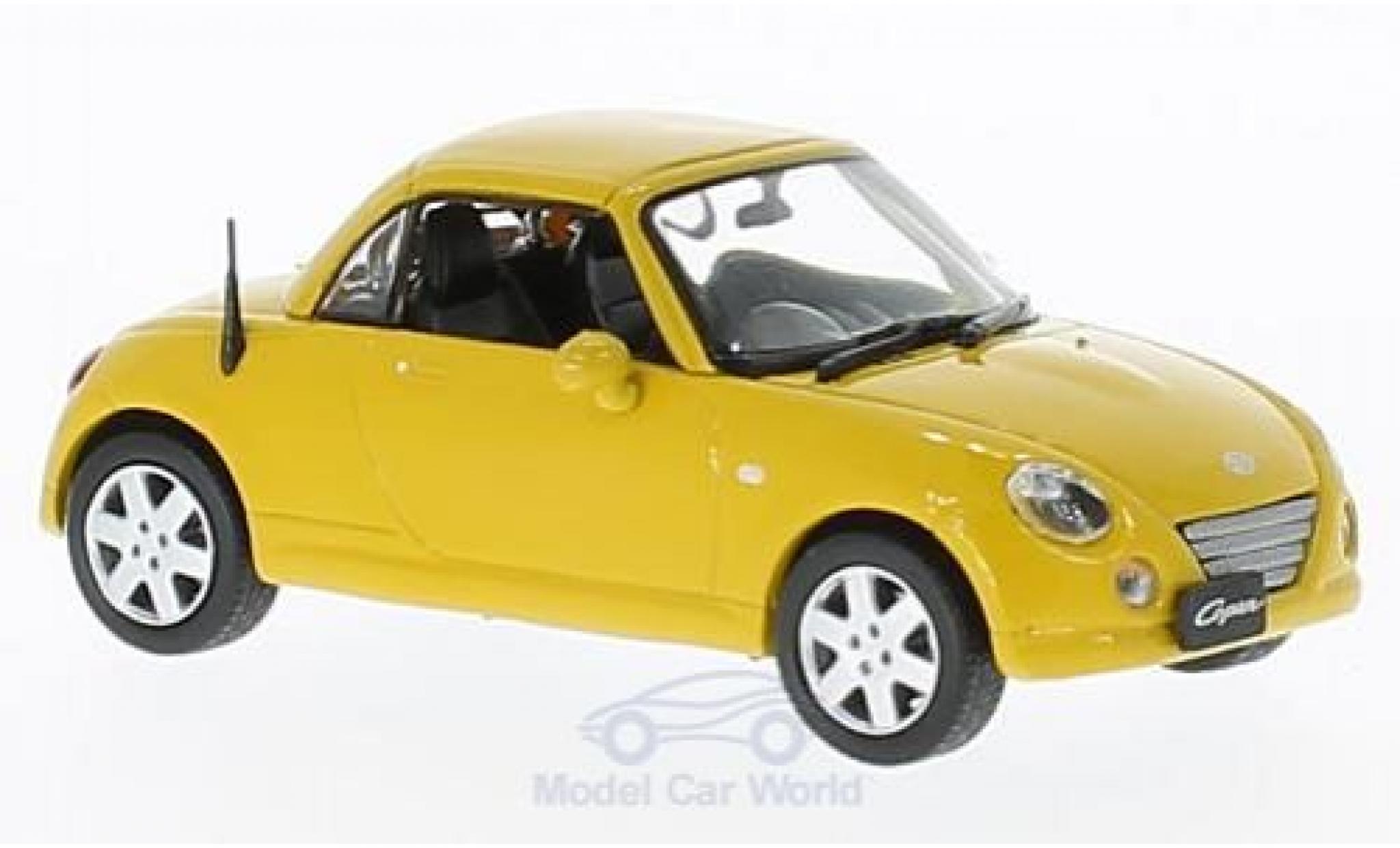 Daihatsu Copen 1/43 First 43 Models giallo RHD 2004 modellino in miniatura
