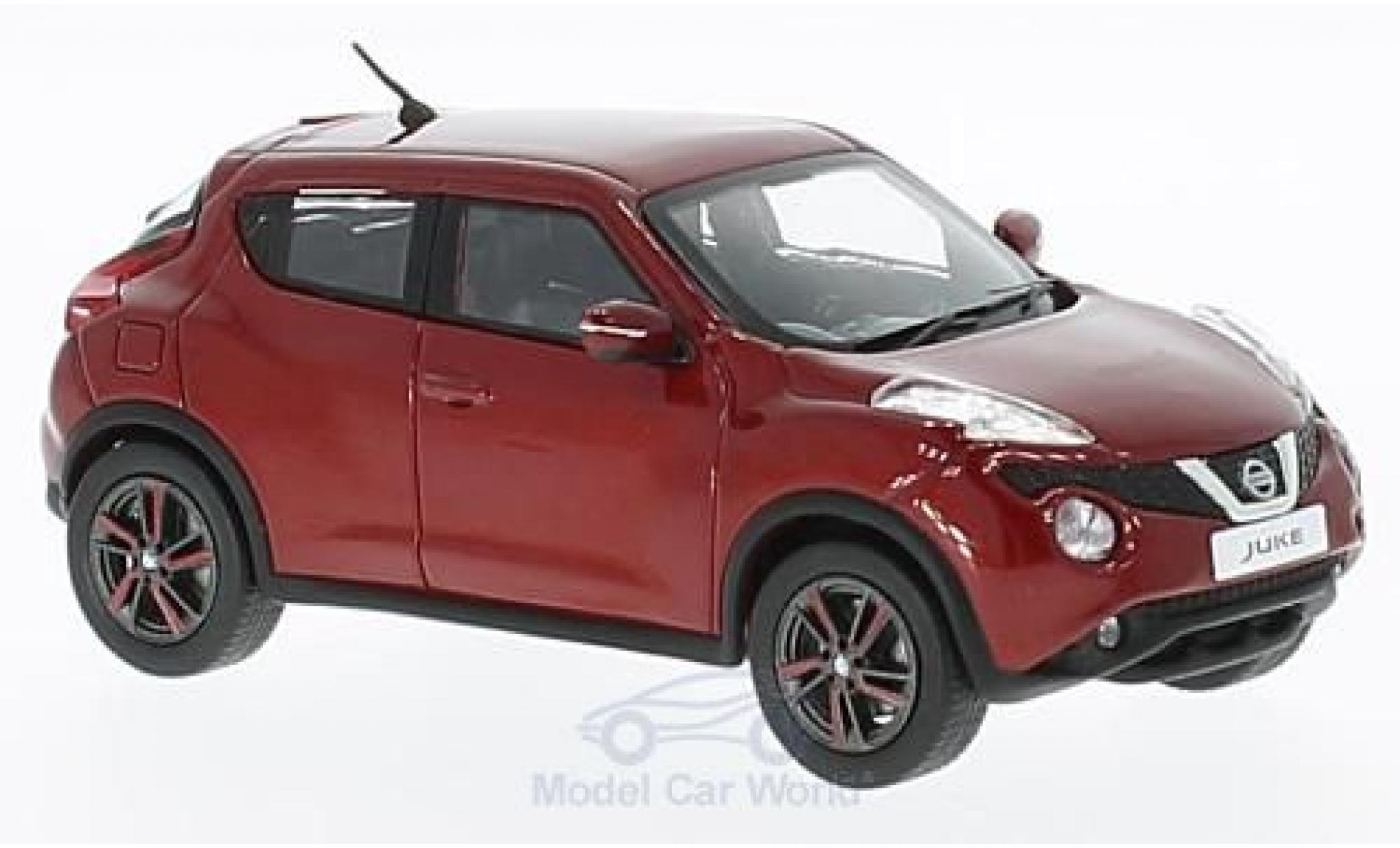 Nissan Juke 1/43 First 43 Models metallico rosso RHD 2015 modellino in miniatura