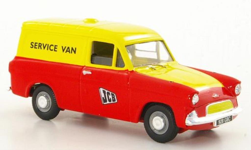Ford Anglia 1/43 Corgi Kasten JCB - Service Van RHD modellino in miniatura